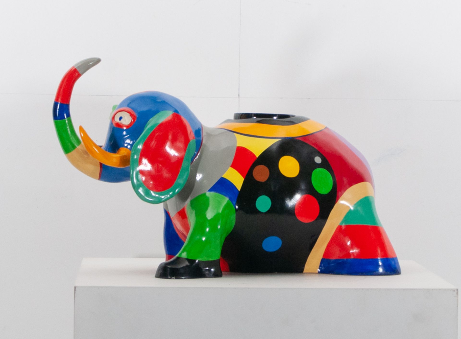 Niki de Saint Phalle (1930 - 2002) Polyester and ceramic sculpture Niki De Saint Phalle, 1986, (