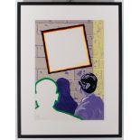 Roger Raveel (1921 - 2013) Colored lithograph signed Roger Raveel, ** Admirer **, 1973, No. 100/175,