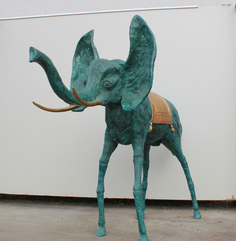 Salvador Dali (1904 - 1989) Bronze sculpture made after the work of Salvador Dali, ** Space Elephant - Image 3 of 7