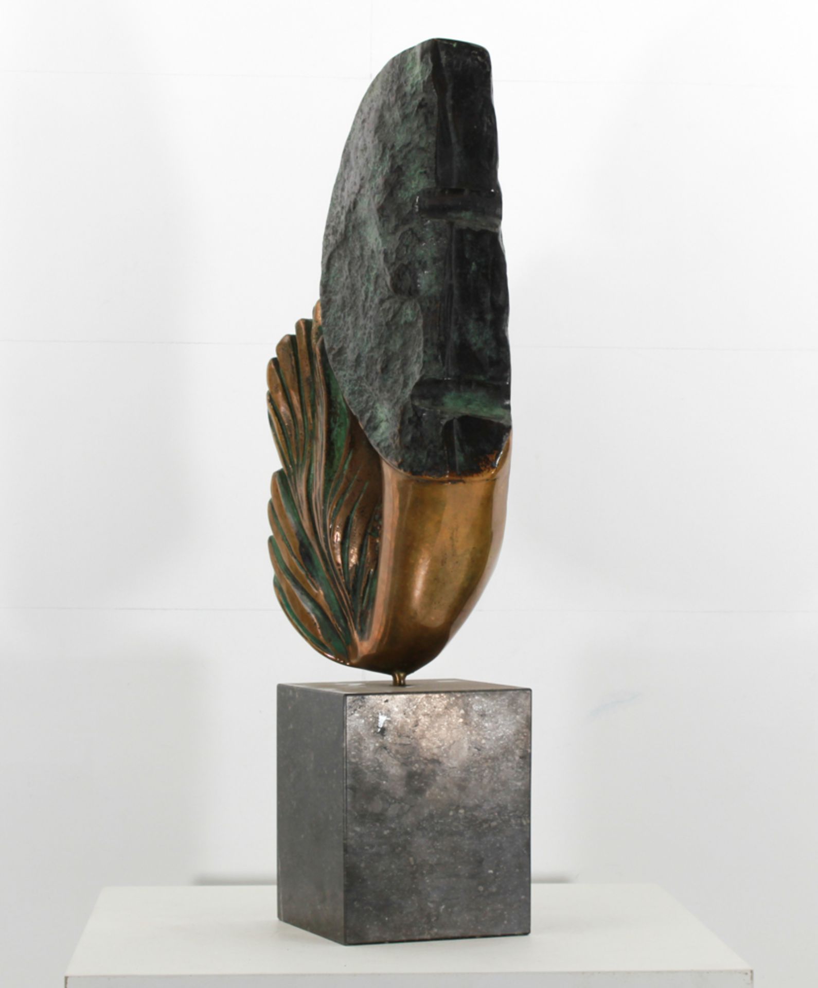 Michel van Overbeeke (1942 Den Haag) Bronze sculpture signed: Michel van Overbeeke, ** - Bild 3 aus 7