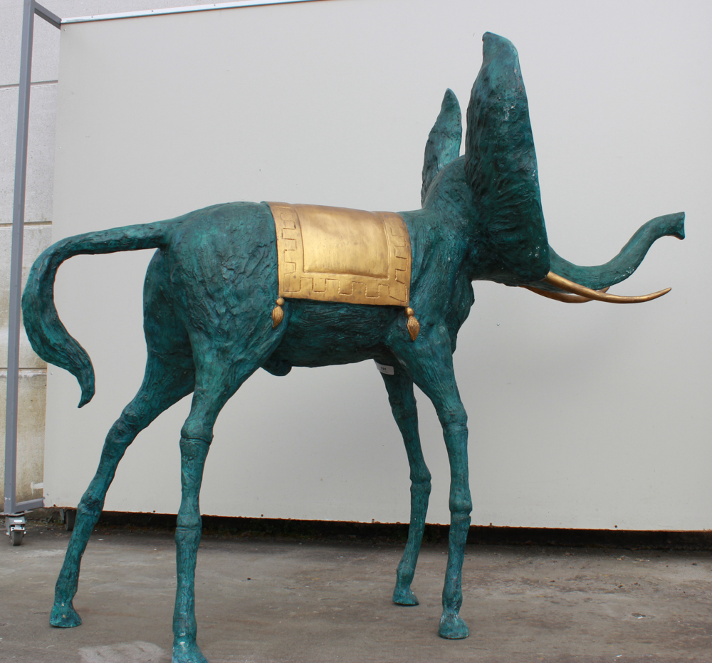 Salvador Dali (1904 - 1989) Bronze sculpture made after the work of Salvador Dali, ** Space Elephant - Image 4 of 7