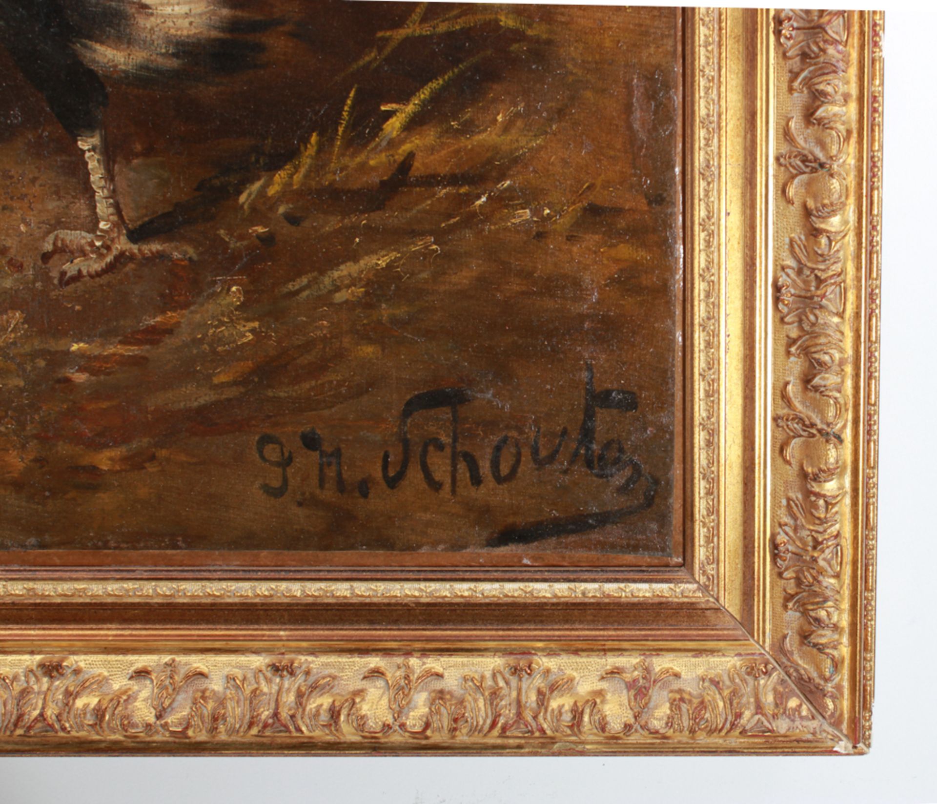 Paul Henry Schouten (1860 - 1922) Painting signed Paul Henry Schouten ** Farmyard animals ** - - Bild 5 aus 9