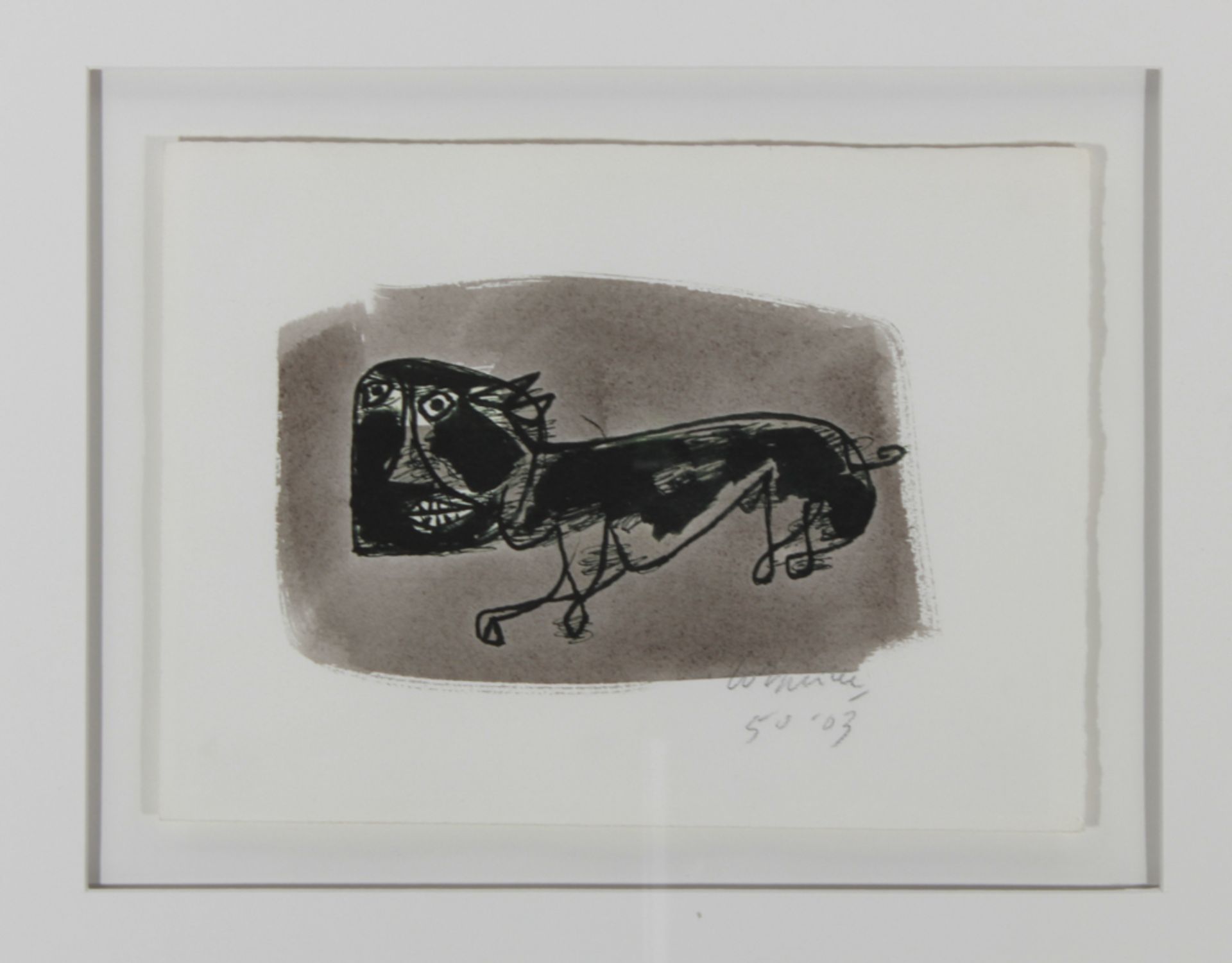 Guillaume Corneille van Beverloo (1922 - 2010) Silkscreen printed by Guillaume Corneille, 50' - Bild 2 aus 4
