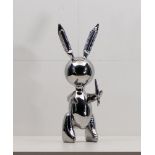 Jeff Koons (1955 York) Alloy sculpture after the work of Jeff Koons, ** Silver Rabbit **, No. 13/
