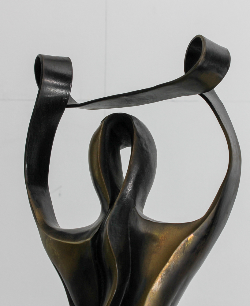 Hélène Jacubowitz (1952) Bronze statue signed and numbered: Hélène Jacubowitz, ** Japhetie **, No. - Image 7 of 7