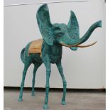 Salvador Dali (1904 - 1989) Bronze sculpture made after the work of Salvador Dali, ** Space Elephant