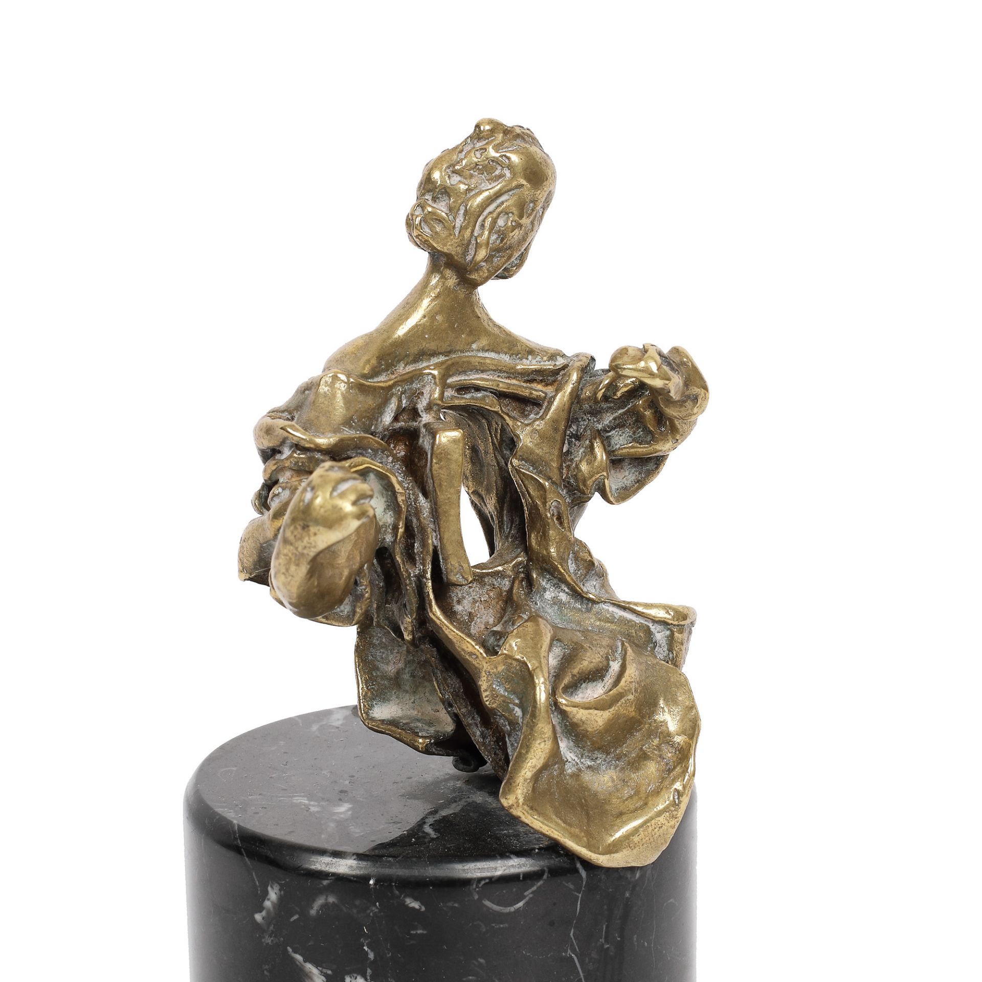 Salvador Dali, Madonna of Port LligatSalvador Dali, Madonna of Port Lligat, bronze, 10 × 6 × - Image 3 of 3