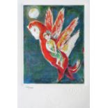 Marc Chagall, Then The Old Woman Mounted on The Ifrit's Back, Taking Her Daughter Behind HerMar