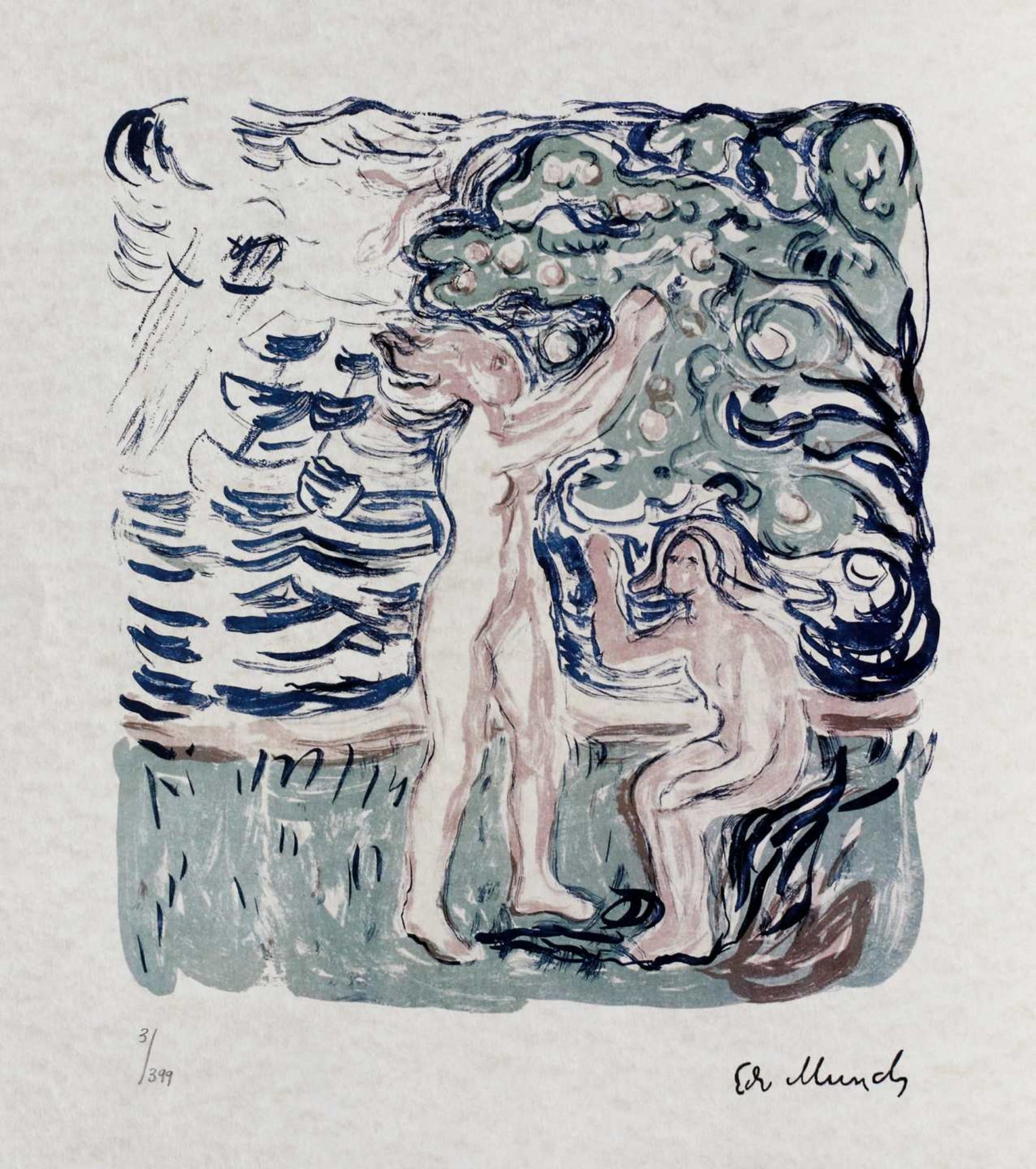 Edvard Munch, NeutraliaEdvard Munch, Neutralia, chromolithography, 23 × 21 cm, signed bottom r