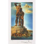 Salvador Dali, The Colossus of RhodesSalvador Dali, The Colossus of Rhodes, chromolithography,