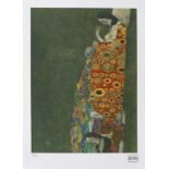 Gustav Klimt, HopeGustav Klimt, Hope, chromolithography, 48,5 × 35 cm, signed bottom right, un