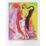 Marc Chagall, King Shahryar and ScheherazadeMarc Chagall, King Shahryar and Scheherazade , chro