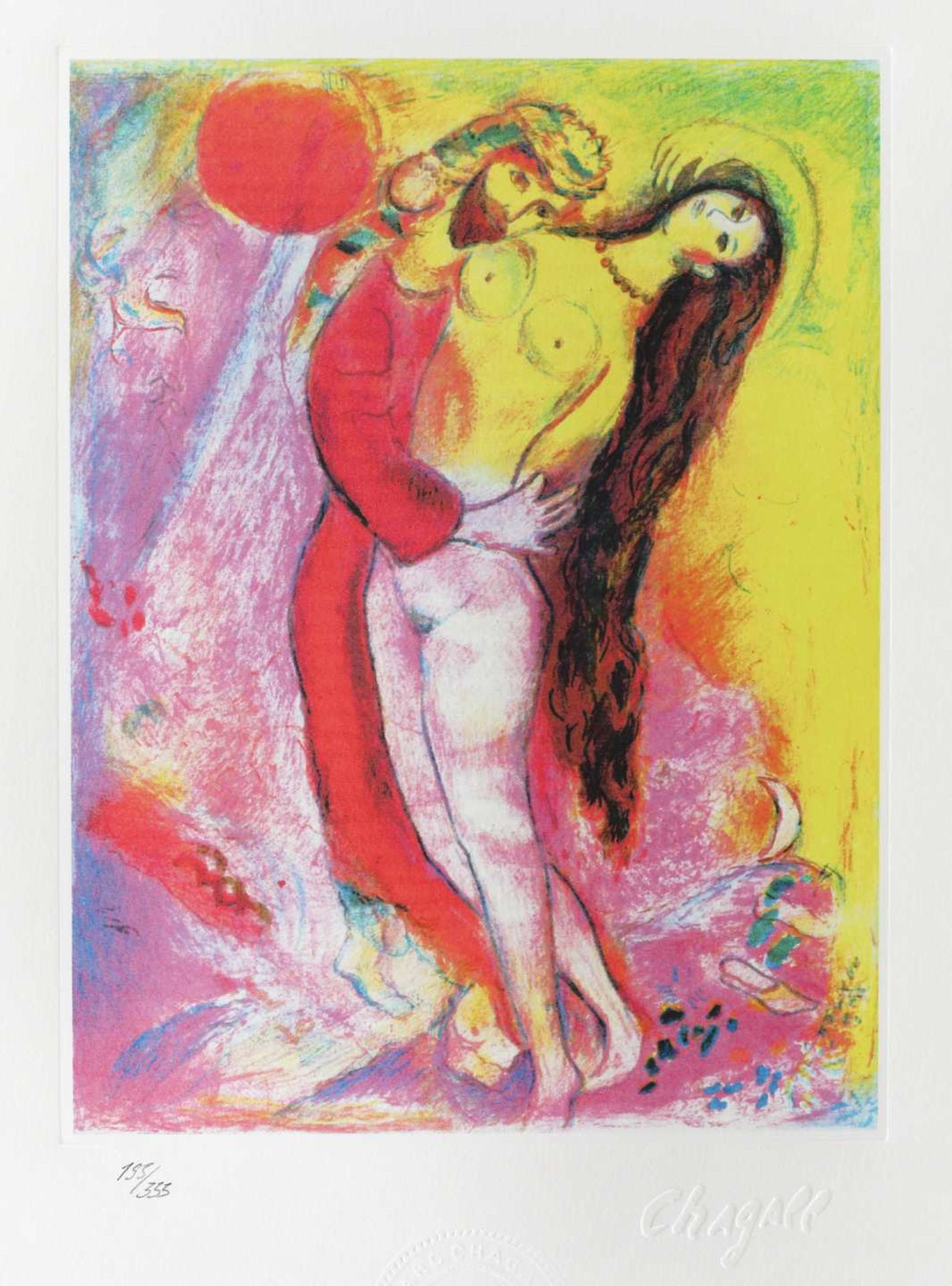 Marc Chagall, King Shahryar and ScheherazadeMarc Chagall, King Shahryar and Scheherazade , chro