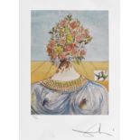 Salvador Dali, The Flowering of Inspiration (Gala en fleurs)Salvador Dali, The Flowering of Ins