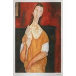 Amedeo Modigliani, Portrait of Lunia Czechowska with a FanAmedeo Modigliani, Portrait of Lunia