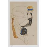 Egon Schiele, Two Reclining FiguresEgon Schiele, Two Reclining Figures, chromolithography, 28,5