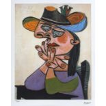 Pablo Picasso, Woman LeaningPablo Picasso, Woman Leaning, chromolithography, 45,5 × 35,5 cm, s