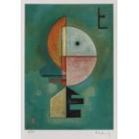 Wassily Kandinsky, UpWassily Kandinsky, Up, chromolithography, 28 × 19 cm, signed bottom right