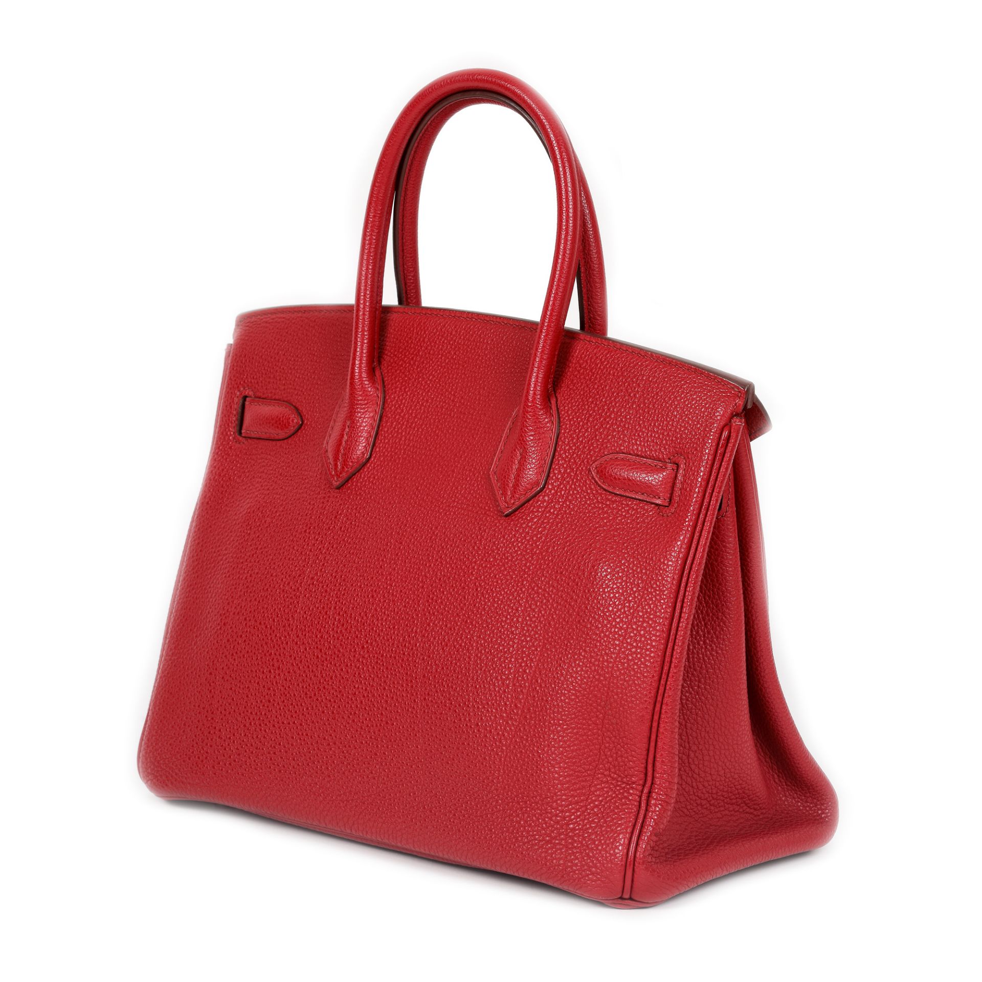 "Birkin 40" - Hermès bag, Togo leather, Rouge Casaque colour - Image 3 of 5