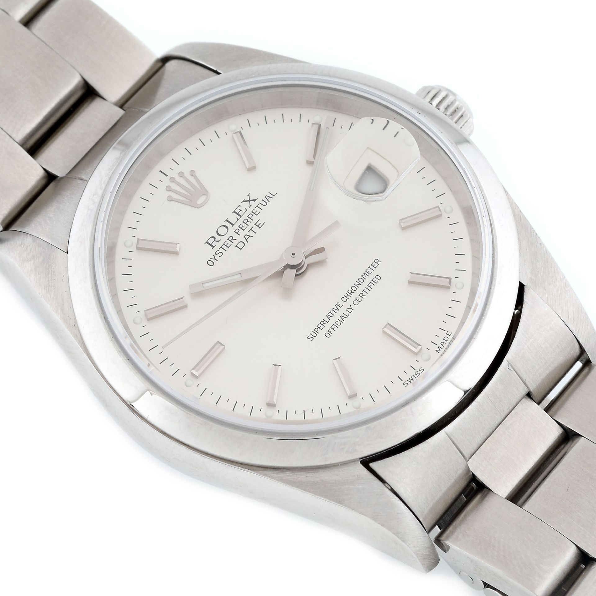 Rolex Oyster Perpetual Date wristwatch, men - Bild 2 aus 3