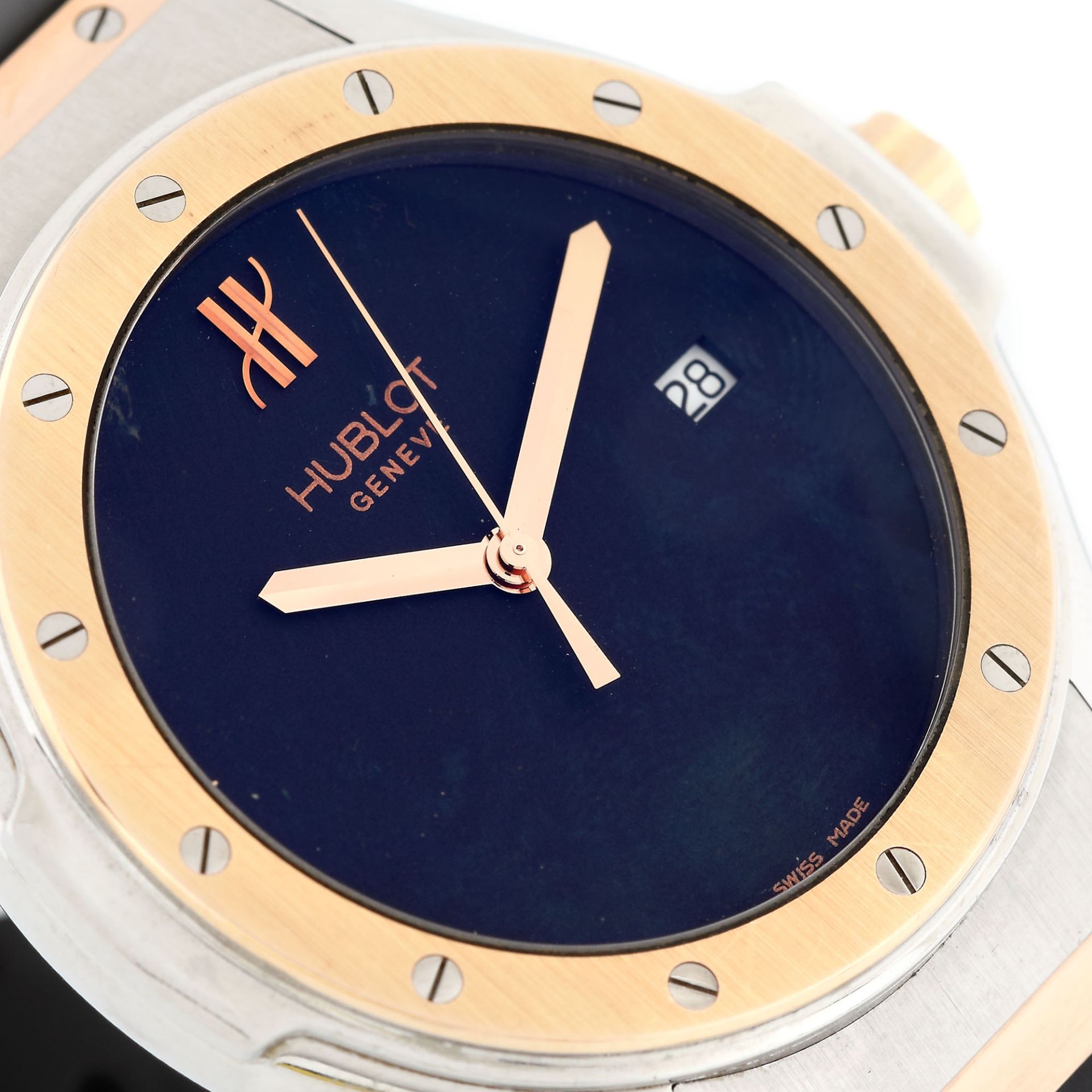 Hublot Classic Fusion wristwatch, steel and rose gold, unisex - Bild 2 aus 3