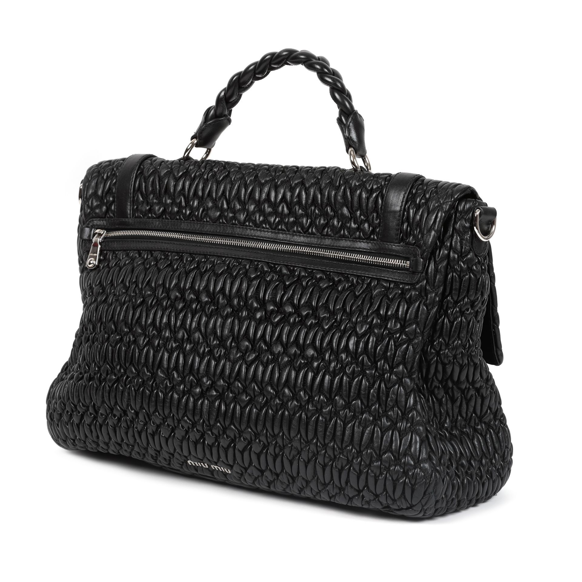 "Black Cloquet" - Miu Miu bag, Nappa leather, black - Image 3 of 4