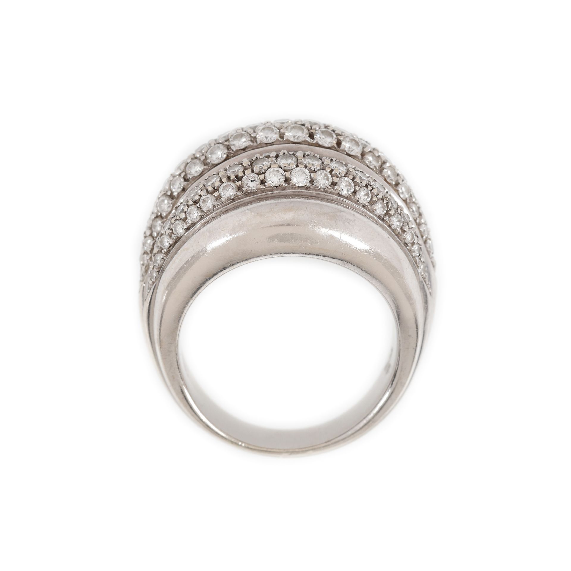 Damiani ring, white gold, decorated with diamonds - Bild 3 aus 3