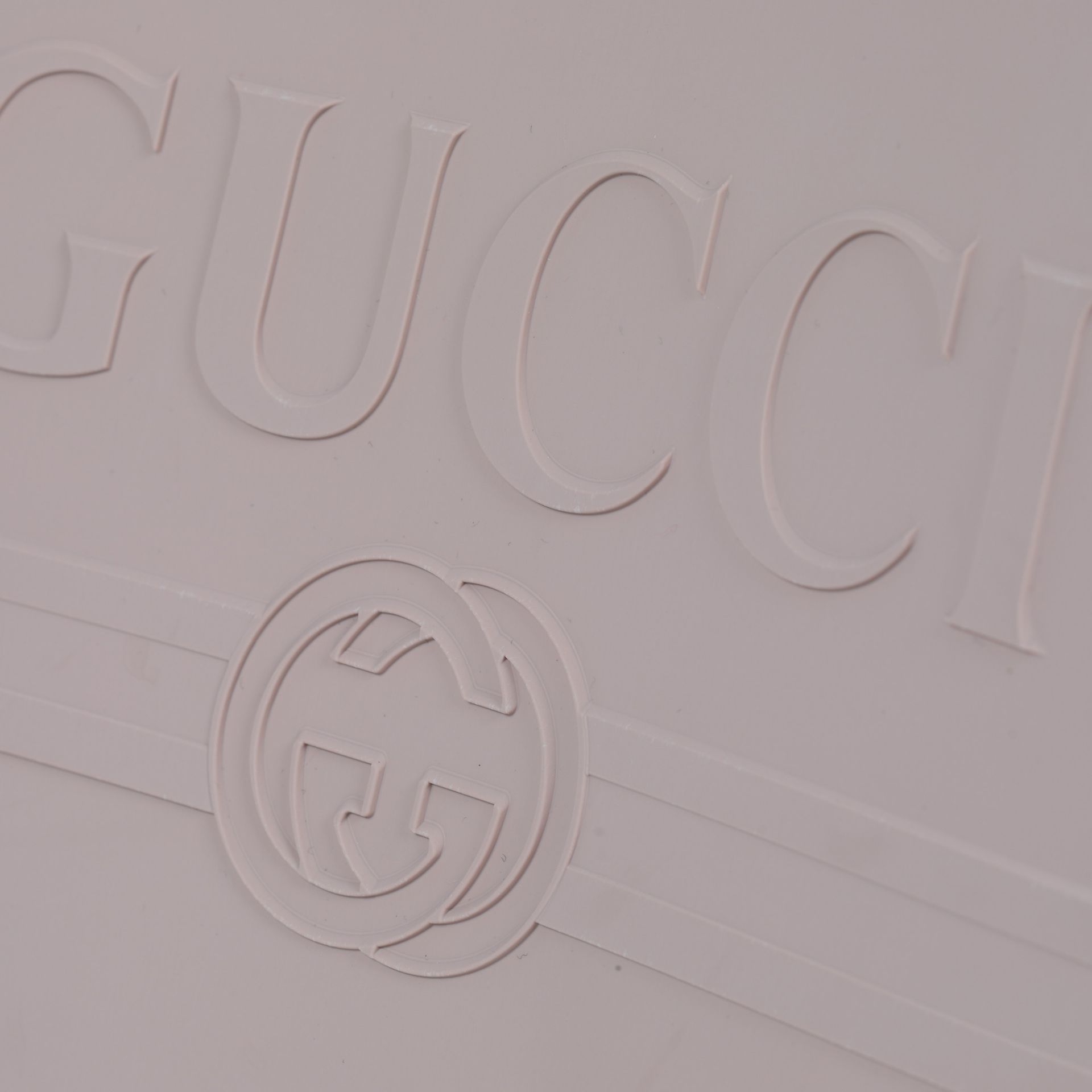 Gucci bag, rubber, millennial pink - Image 3 of 5