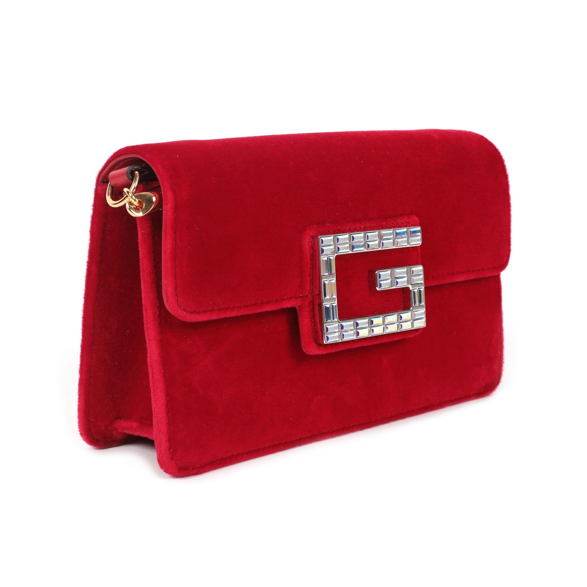 "Velvet Broadway" - Gucci bag, silk, red - Image 2 of 5