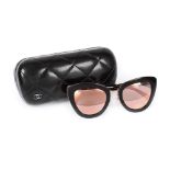 Chanel Cat Eye glasses, women, case
