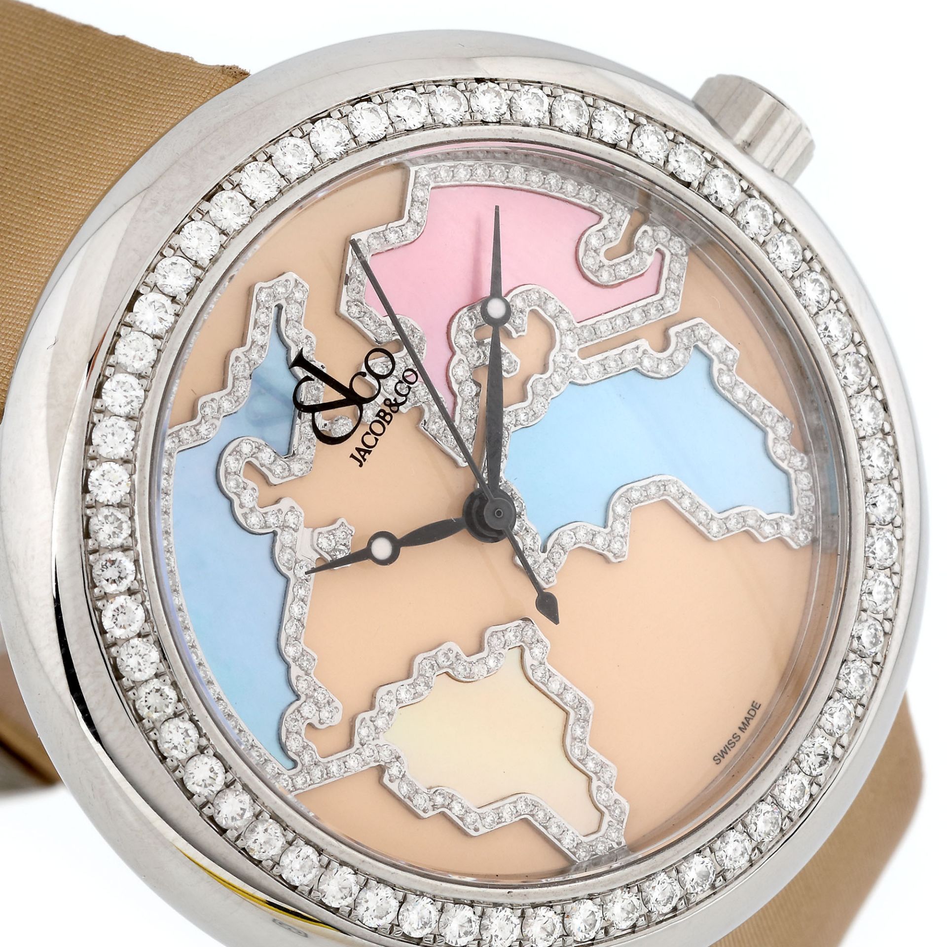 Jacob&Co Brilliant wristwatch, women, bezel decorated with diamonds - Bild 2 aus 3