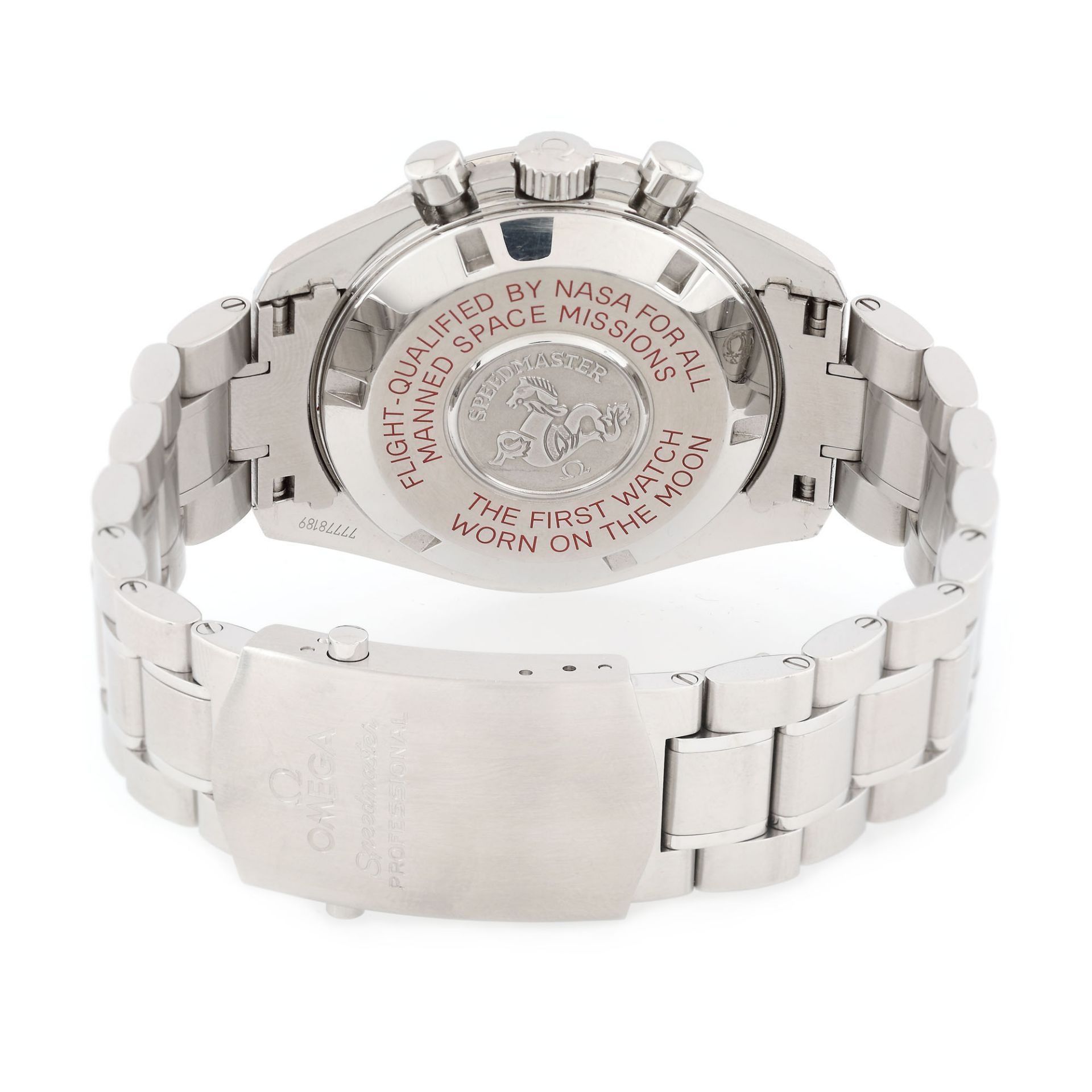 Omega Speedmaster Professional Moonwatch "TinTin" wristwatch, men, original box, collector's item - Image 3 of 4