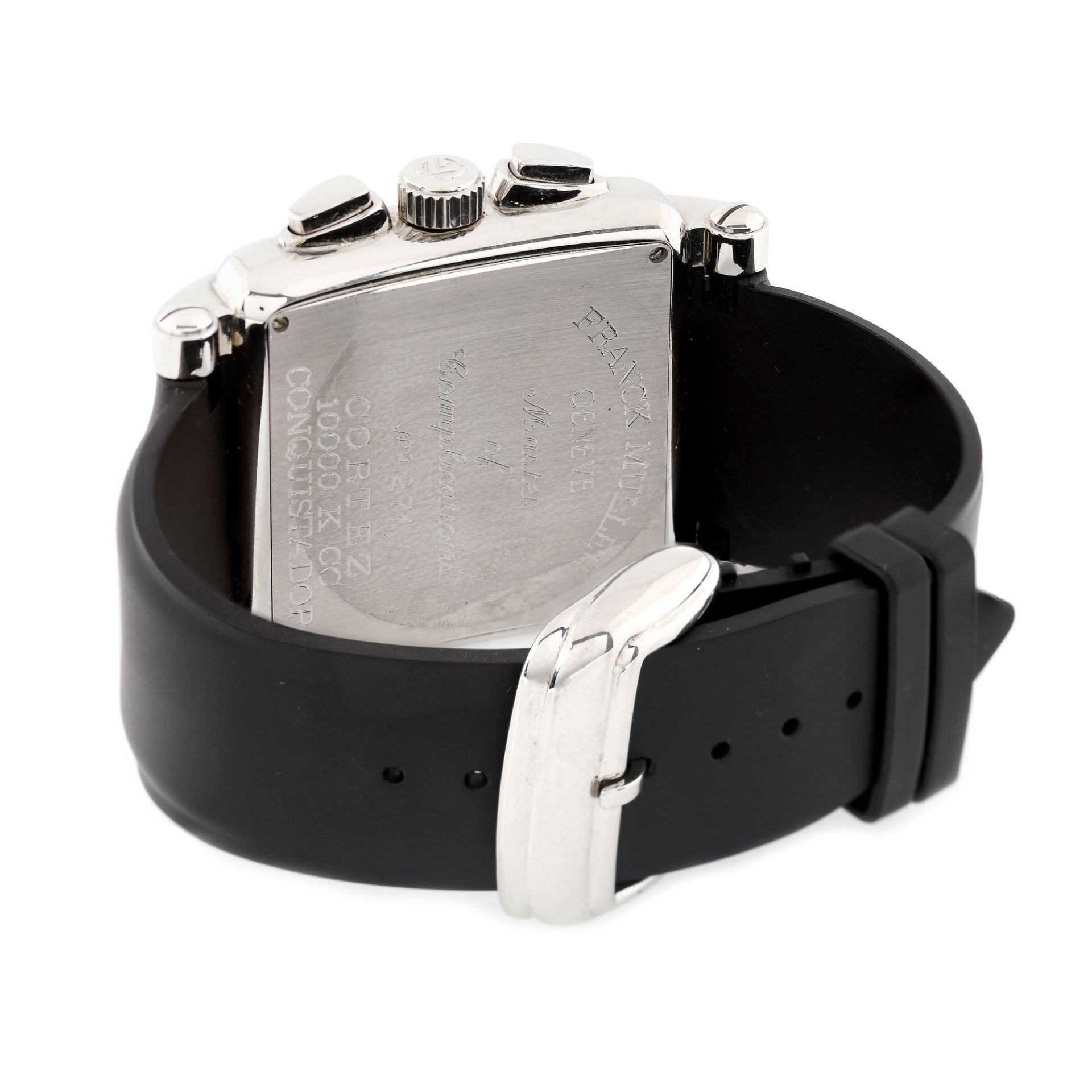 Franck Muller Conquistador Cortez wristwatch, steel, men - Image 2 of 3