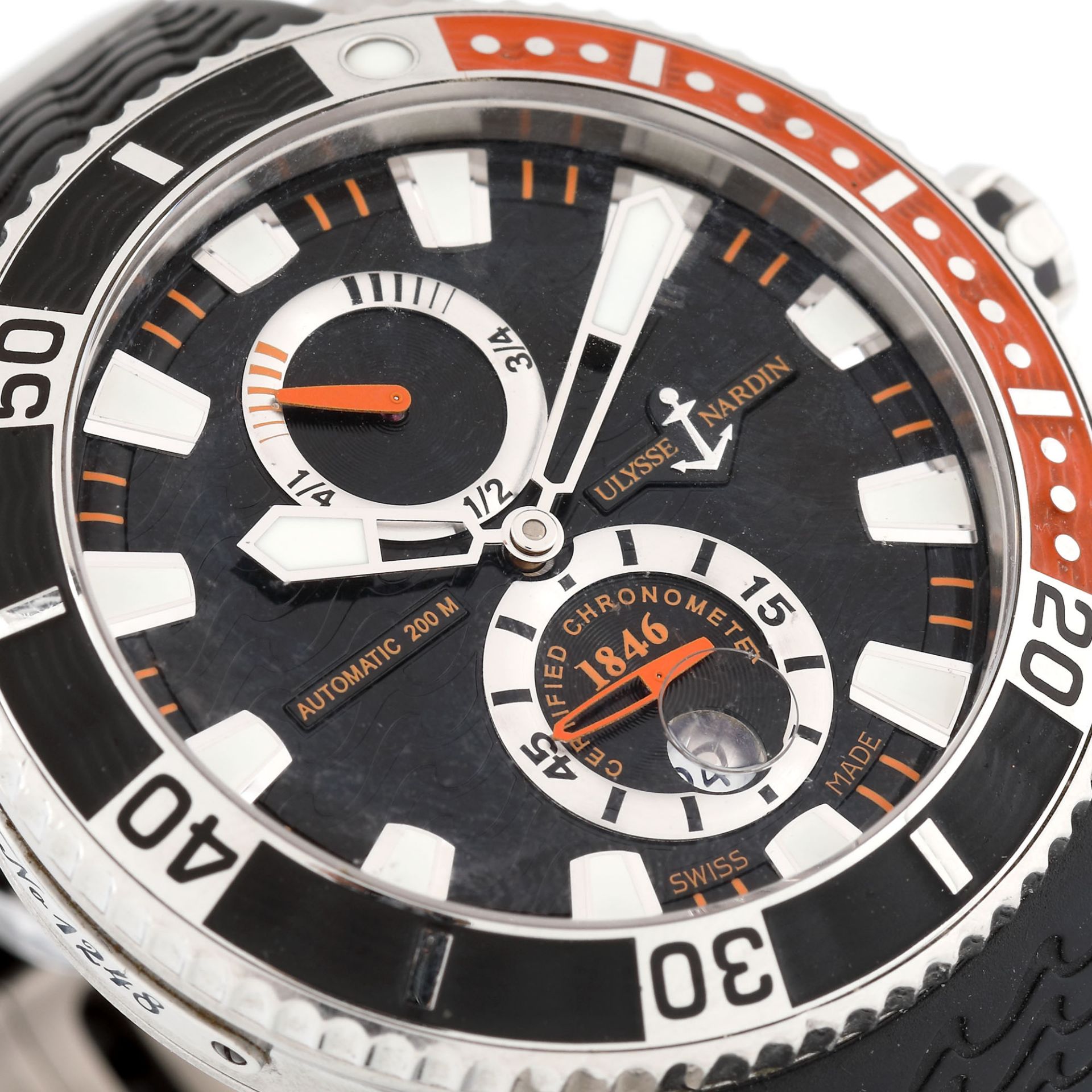 Ulysse Nardin Marine Diver wristwatch, men - Bild 2 aus 4