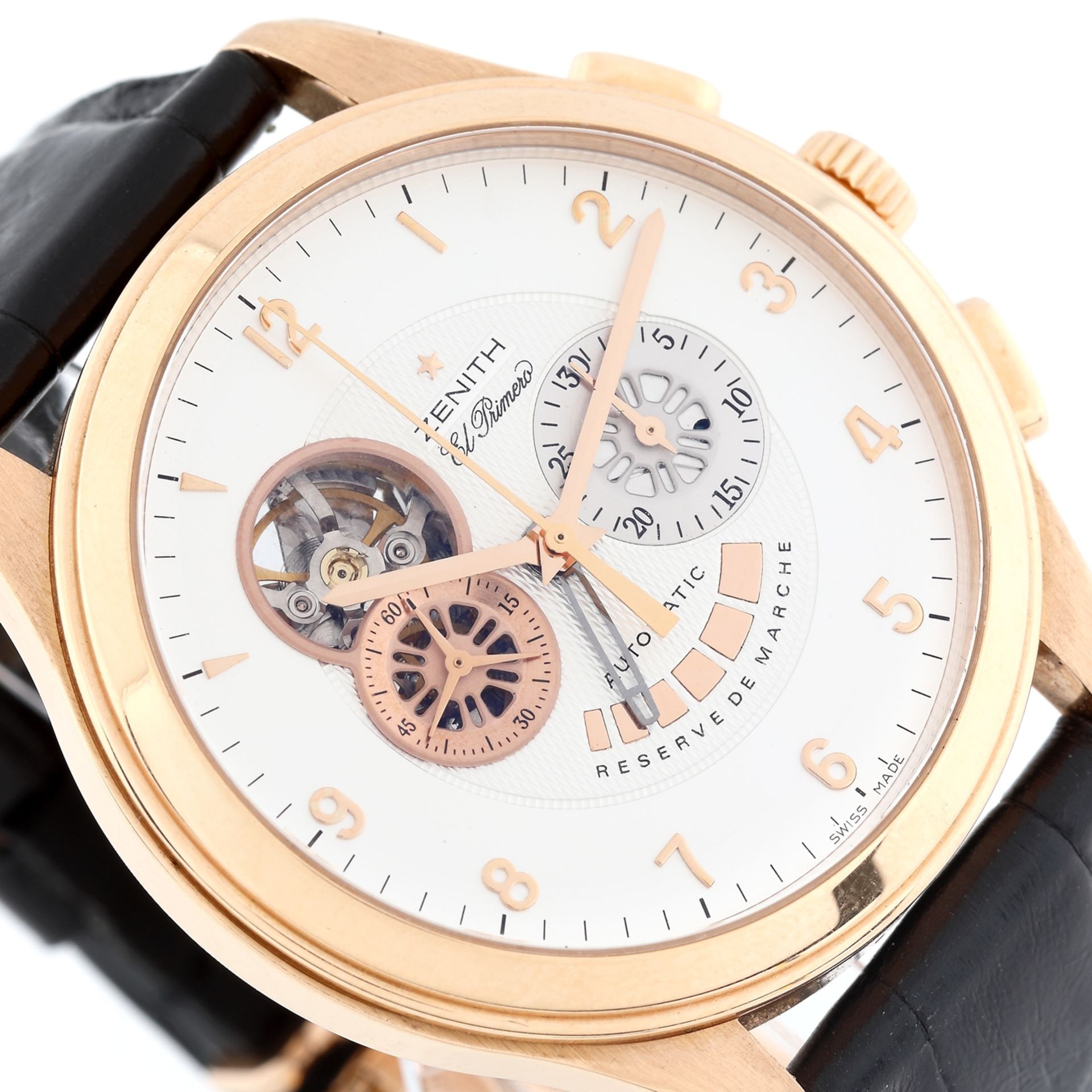 Zenith El Primero Grande Class wristwatch, rose gold, unisex - Bild 2 aus 4