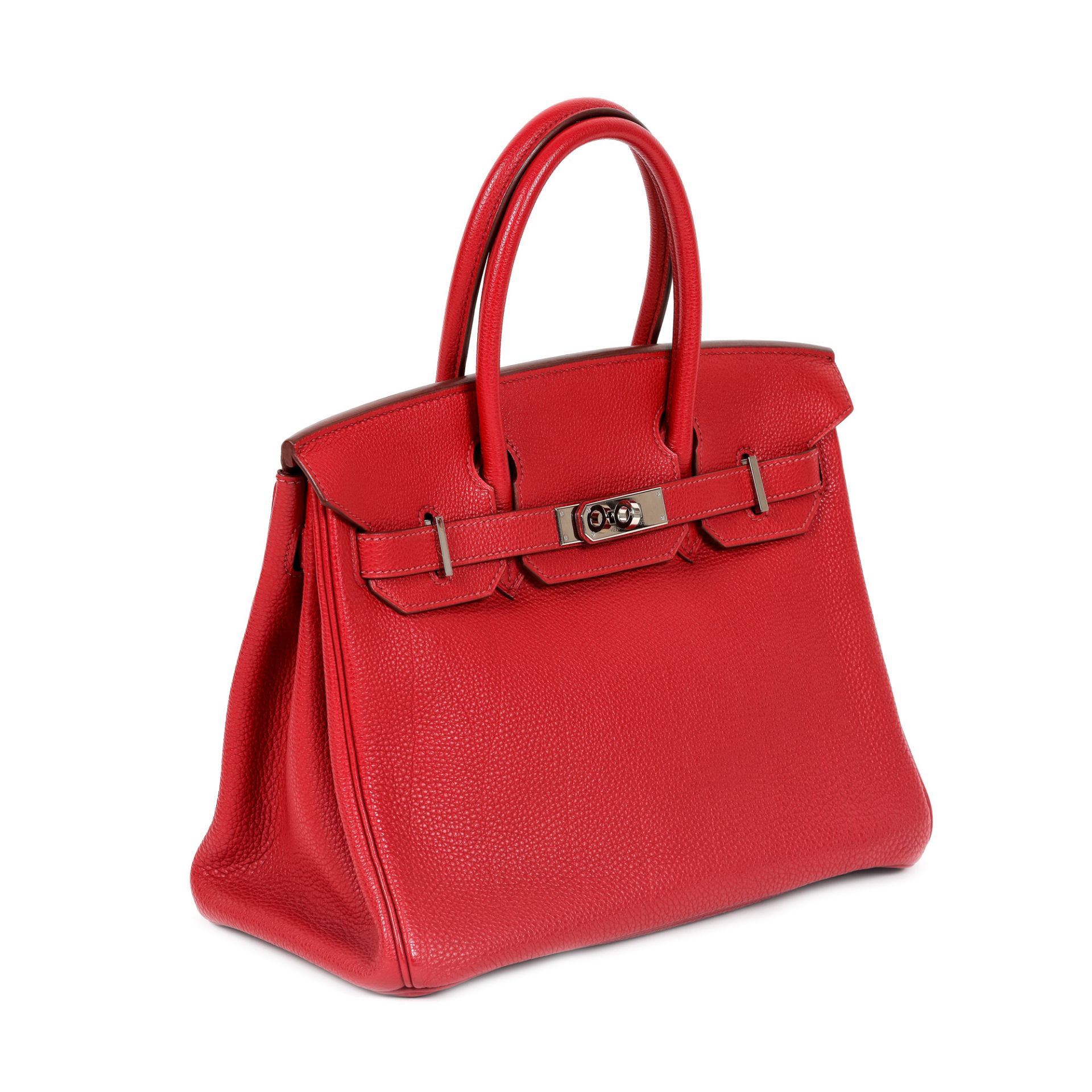 "Birkin 40" - Hermès bag, Togo leather, Rouge Casaque colour - Image 2 of 5