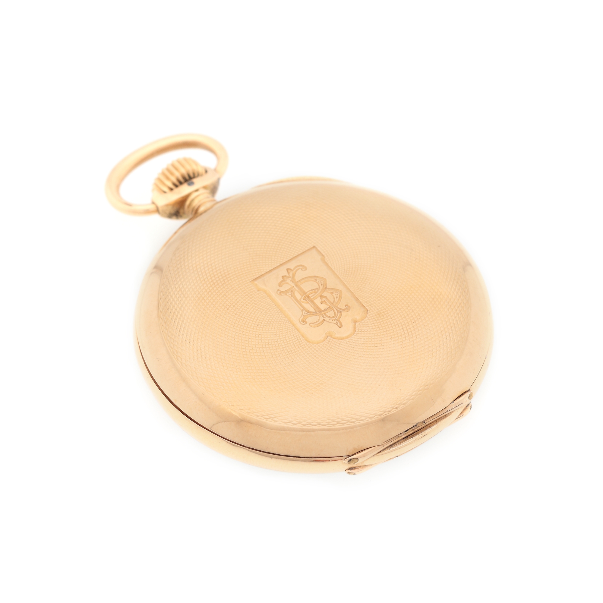 Longines pocket watch, gold, belonged to a prince Ghica - Image 5 of 5