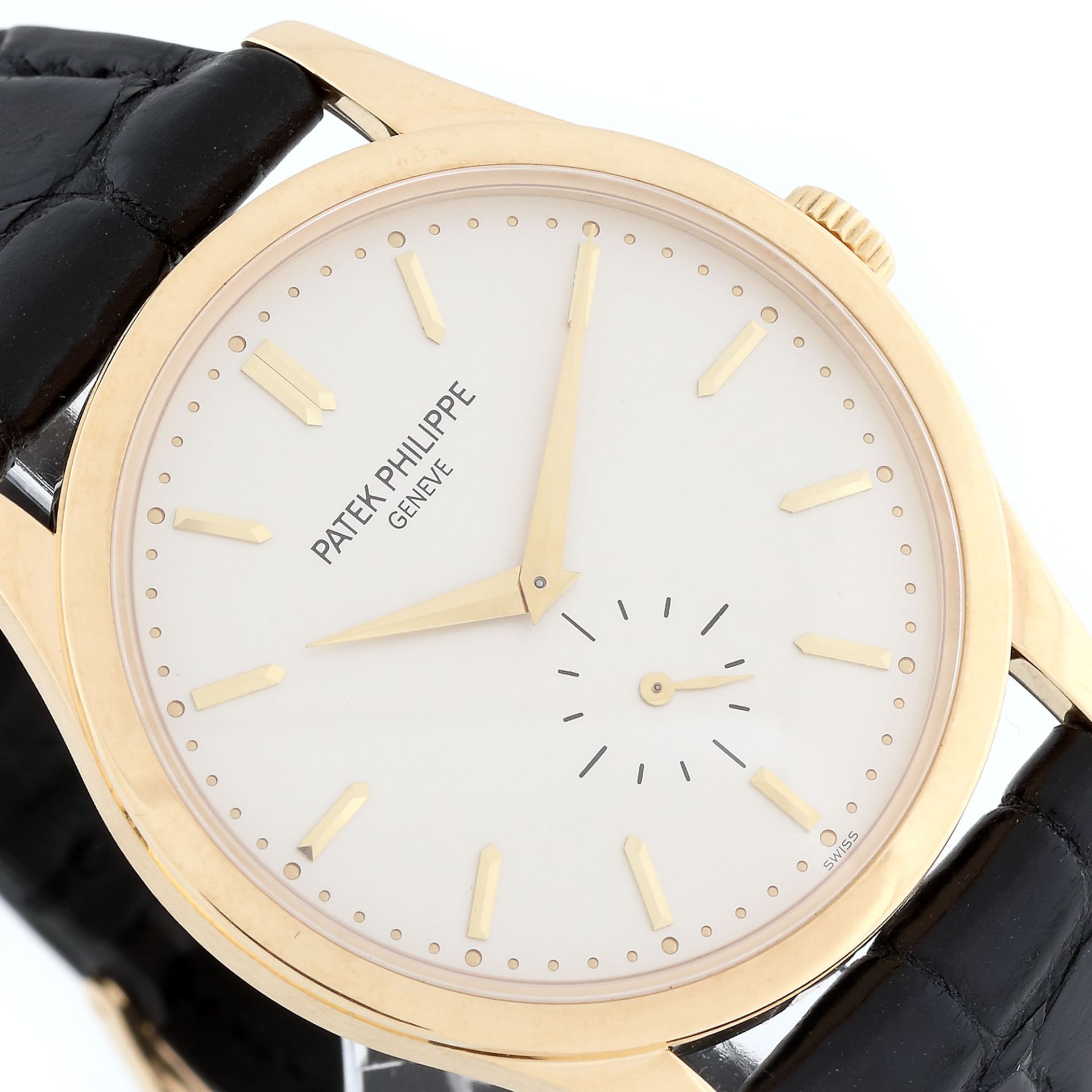 Patek Philippe Calatrava wristwatch, gold, men - Bild 2 aus 4