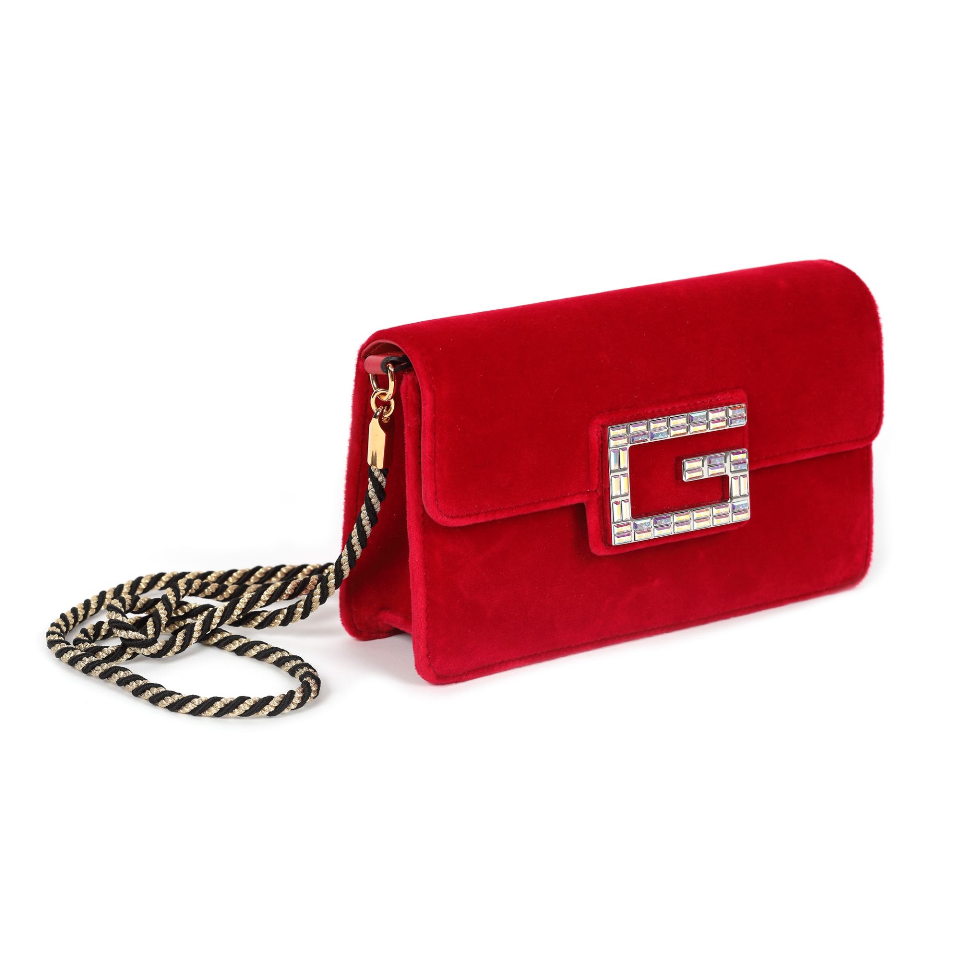 "Velvet Broadway" - Gucci bag, silk, red - Image 3 of 5