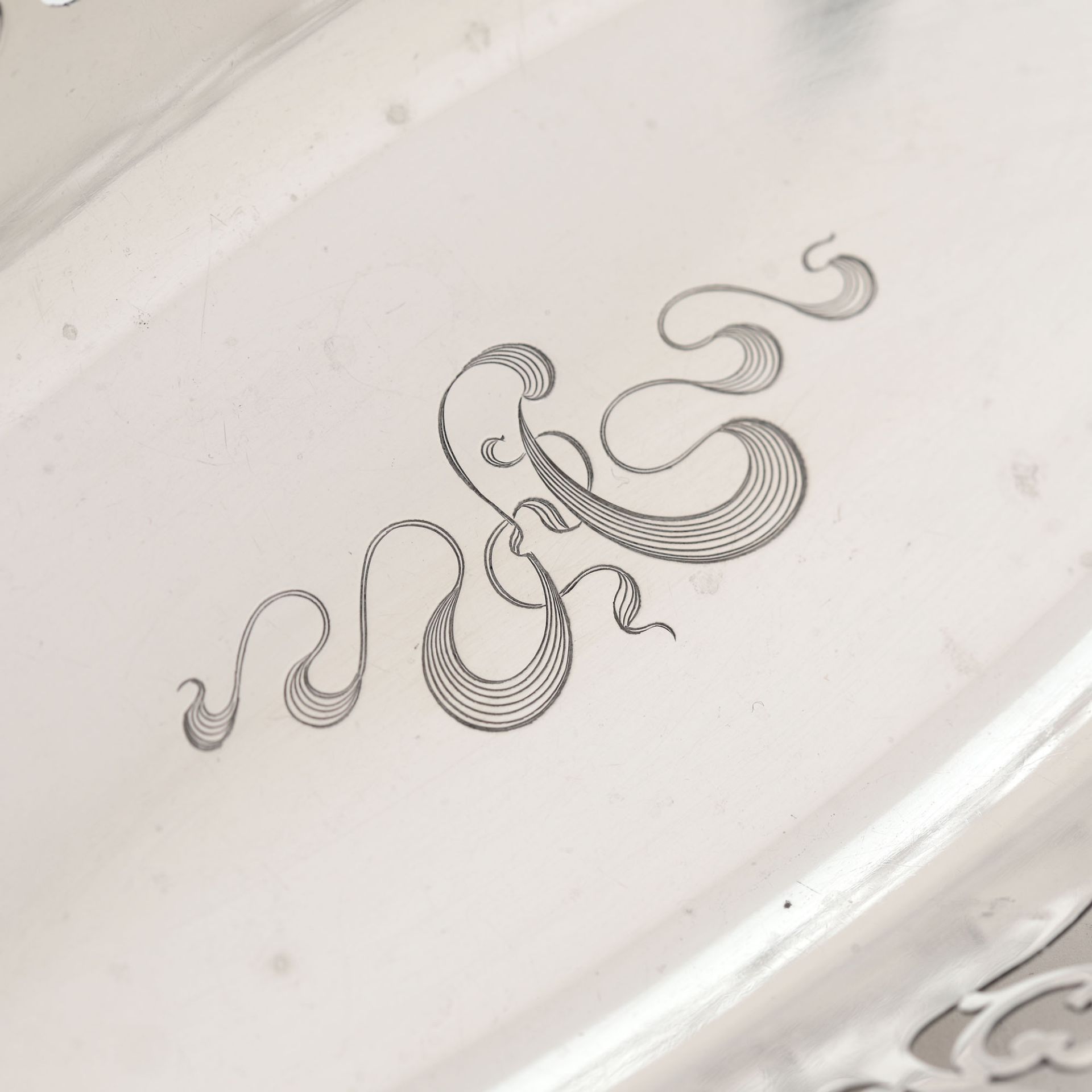 American workshop, Gorham silver fruit bowl with hand-perforated decoration, approx. 1906 - Image 3 of 4
