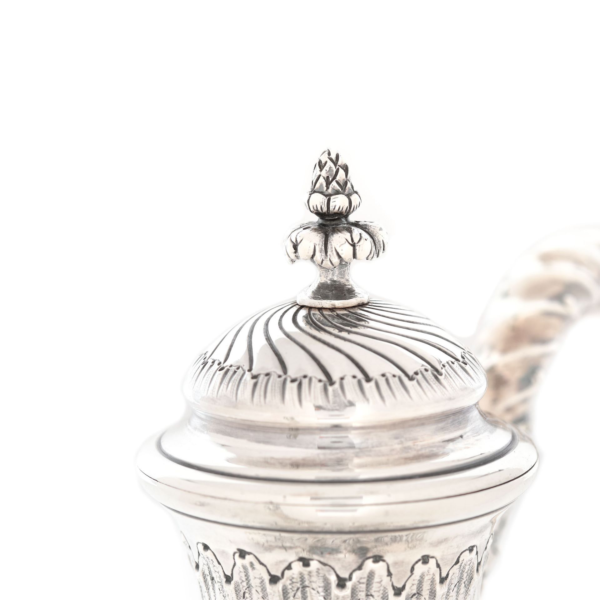 French workshop, Orientalist-inspired Risler & Carre silver teapot, approx. 1900 - Image 3 of 5