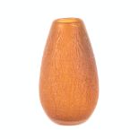 French workshop, Daancy Nancy vase, orange glass, approx. 1940