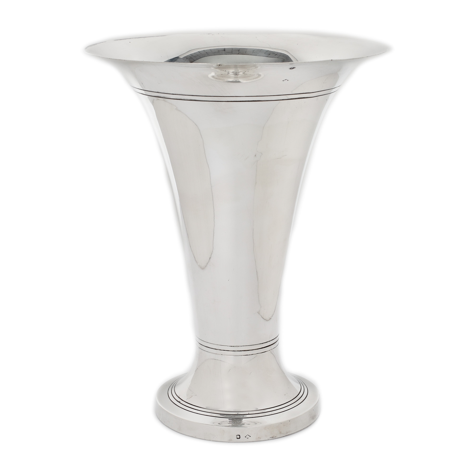 French workshop, Art Deco silver vase, approx. 1920