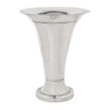 French workshop, Art Deco silver vase, approx. 1920