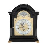 Kieninger & Obergfell workshop, Kieninger fireplace clock, nutwood, anniversary edition - 250 years