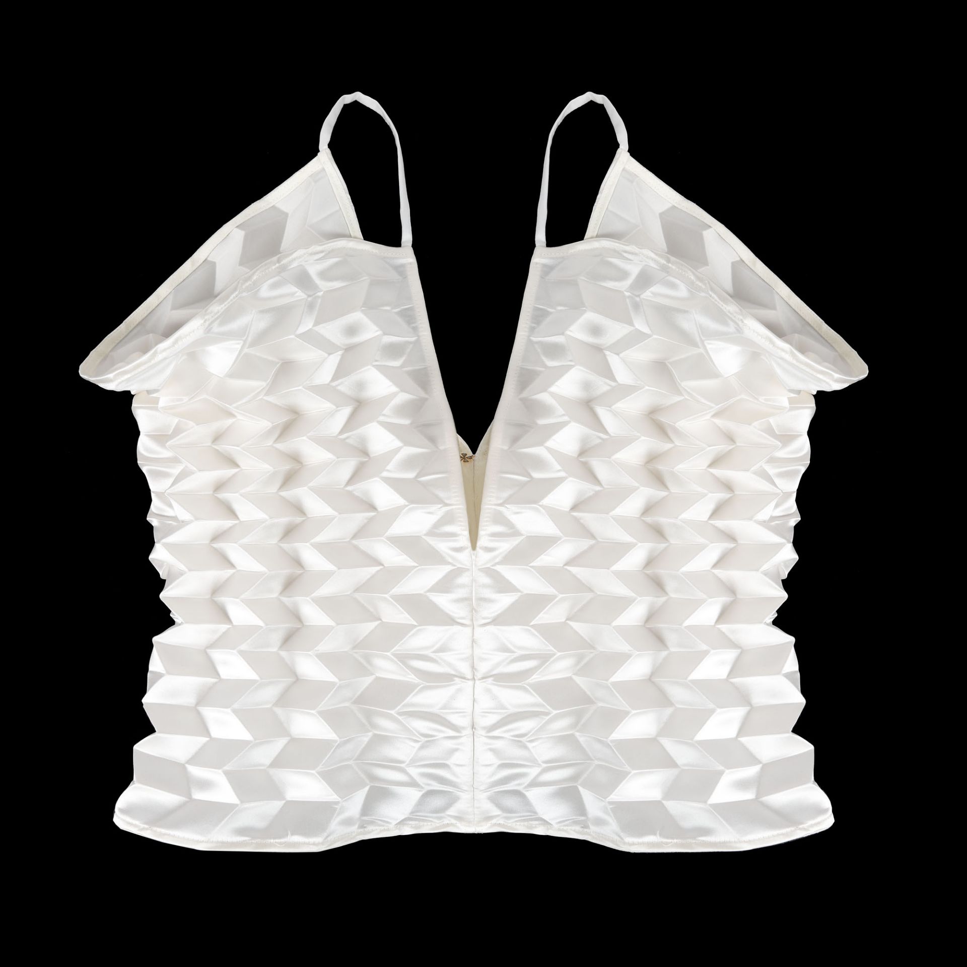 "Origami Silk Mikado Camisole", donated by designer Laura Hîncu