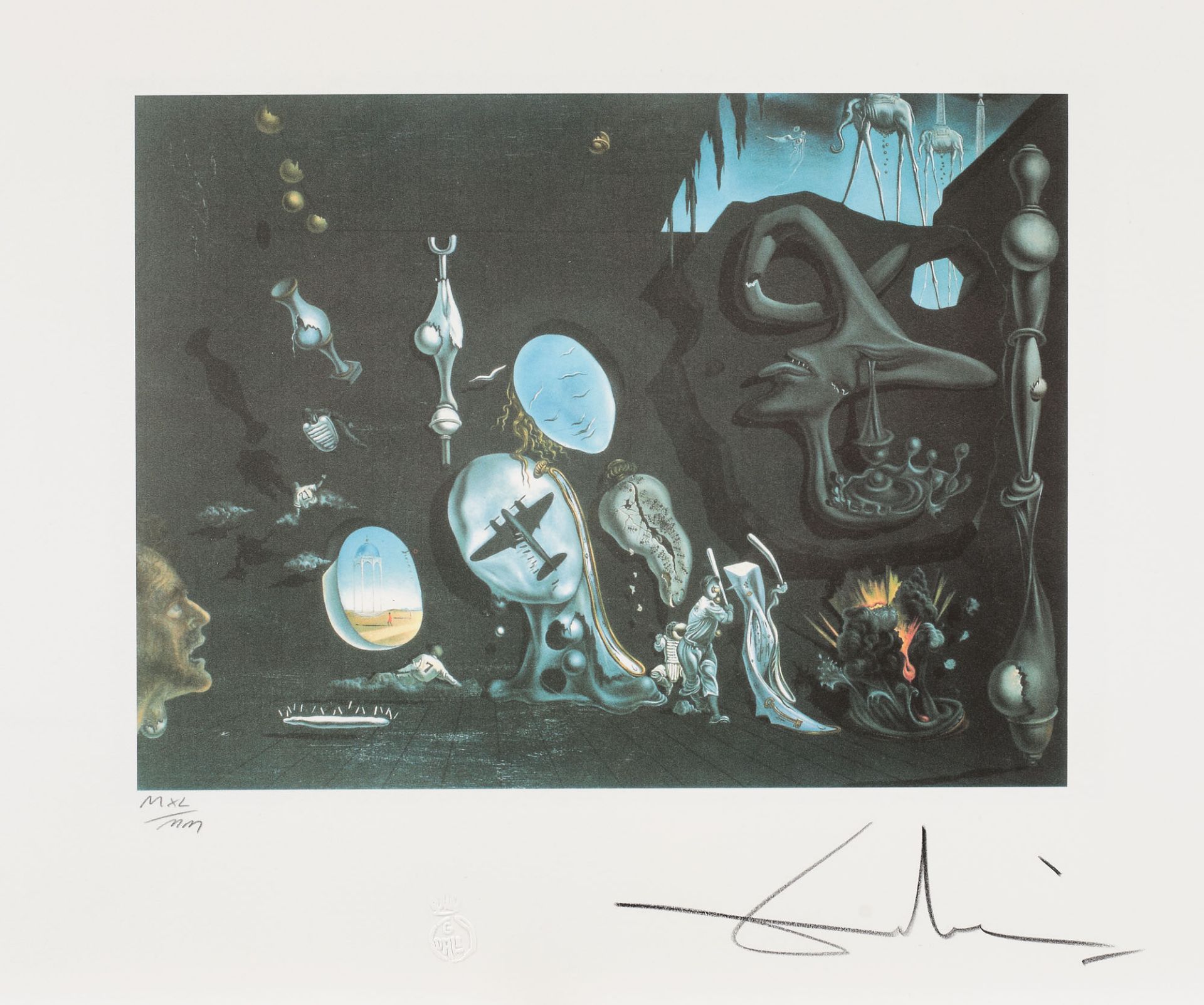 Salvador Dalí, Uranium and Atomica Melancholica Idyll