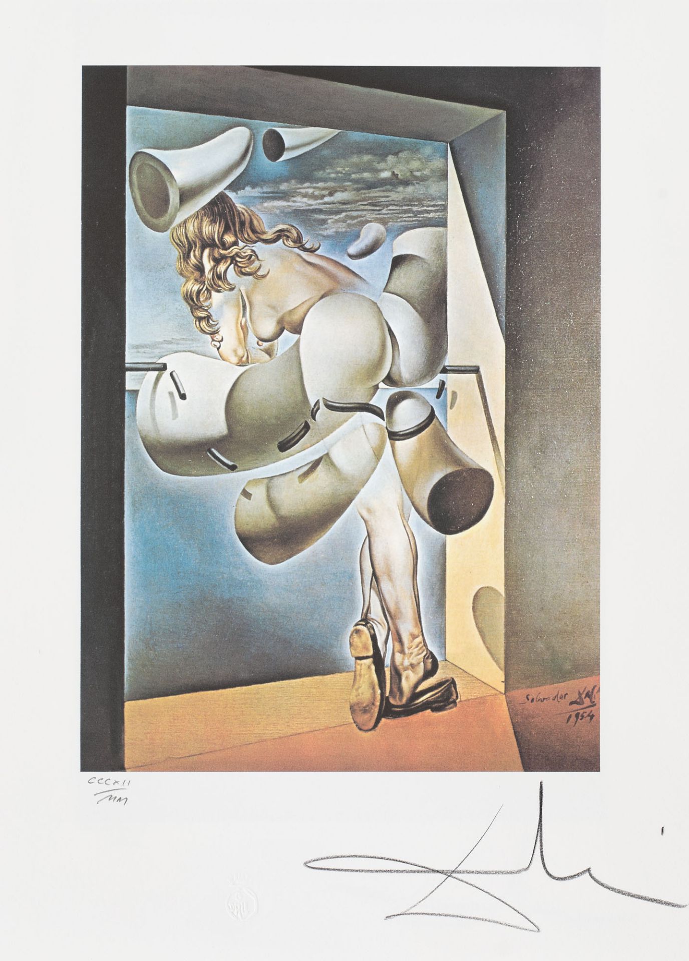 Salvador Dalí, Young Virgin Auto-Sodomized by the Horns of Her Own Chastity