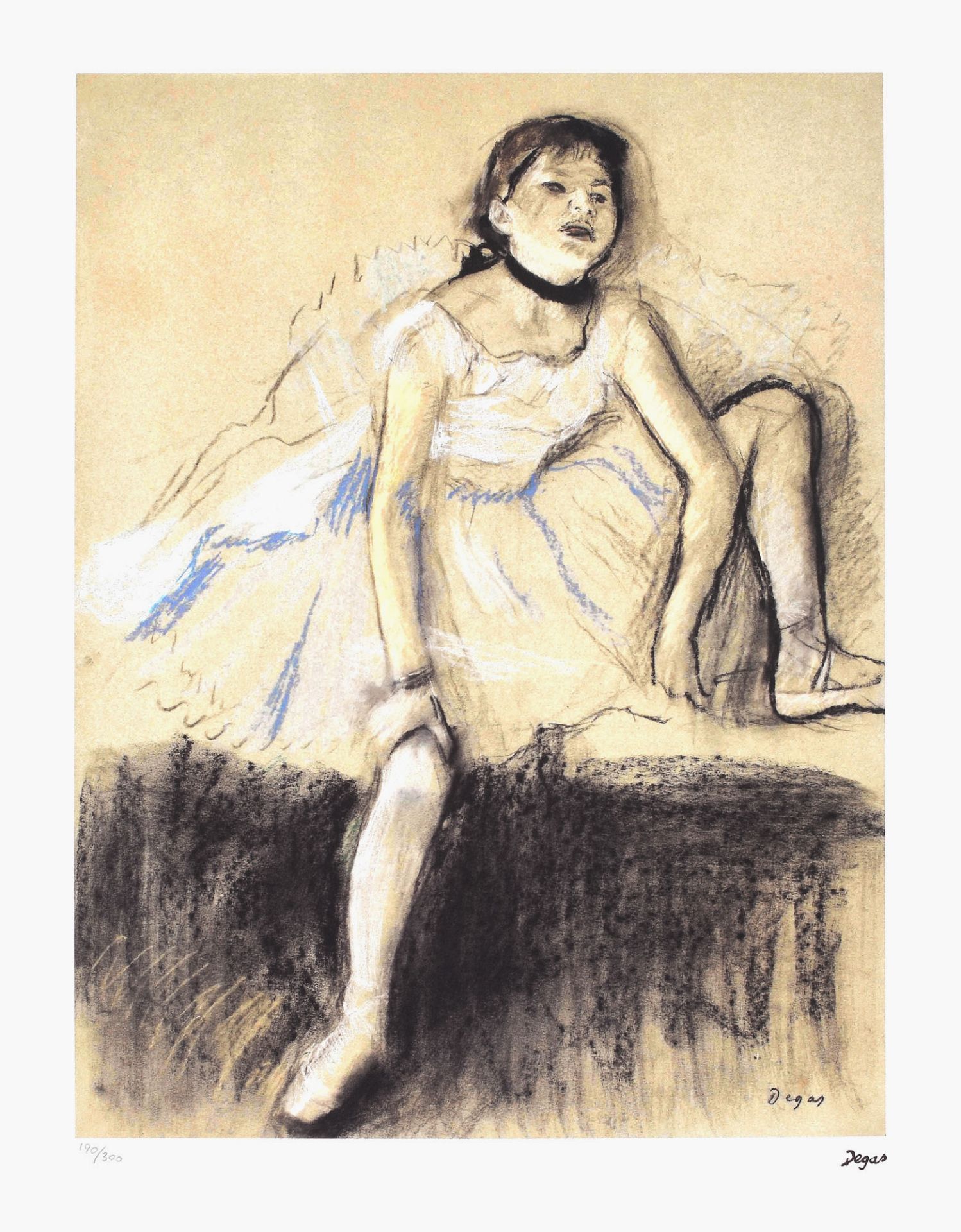 Edgar Degas, Ballerina at rest