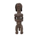 Reliquary statuette, exotic wood, Fang culture, Cameroon and Gabon, early 20th century